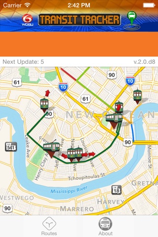 WDSU Transit Tracker screenshot 3