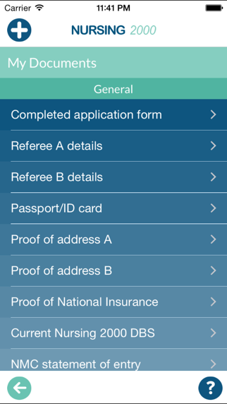 Screenshot #1 pour Nursing2000 Candidate App