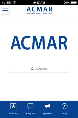 ACMAR 2015 screenshot 2