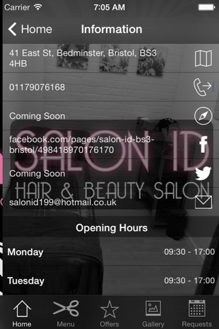 Salon ID screenshot 3