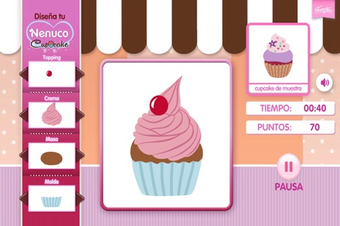Diseña tu Cupcake con Nenuco screenshot 2