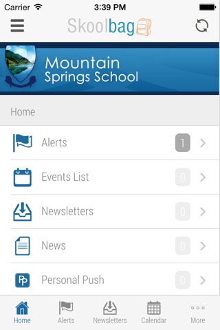 Mountain Springs School - Skoolbag screenshot 2