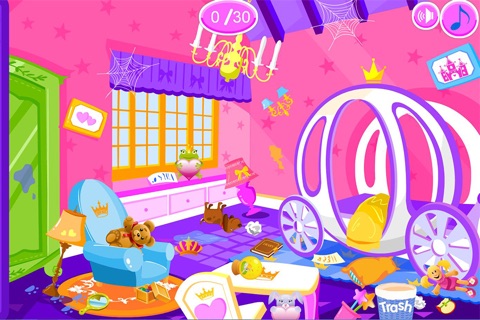 Princess room cleanup games screenshot 2