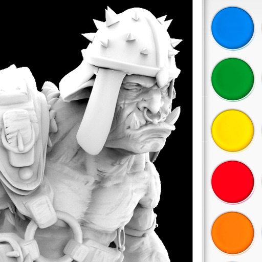 Figuromo Artist : Orc Scout- Fantasy Battle Figure - Color Combine & Design your 3D Sculpture icon