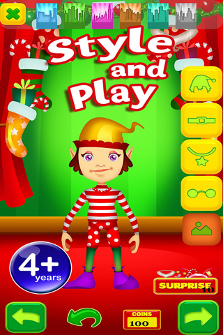 My Magic Little Elf and Fairy Princess Dream Xmas Party Adventure Free Dress Up Game screenshot 3