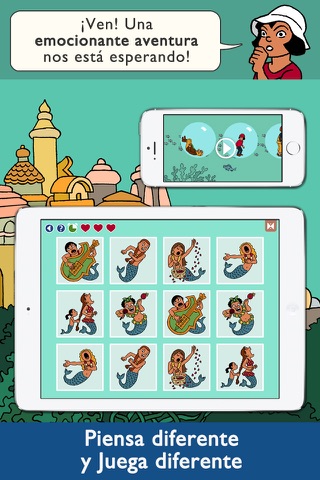 Smart Kids : Gate of Atlantis PREMIUM - Intelligent thinking activities to improve brain skills for your family and school screenshot 2