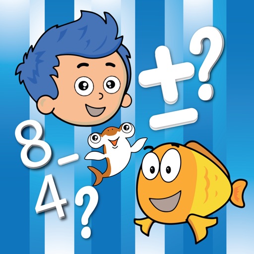 Bubble Math Quiz - Addition and Subtraction Game for Guppies iOS App