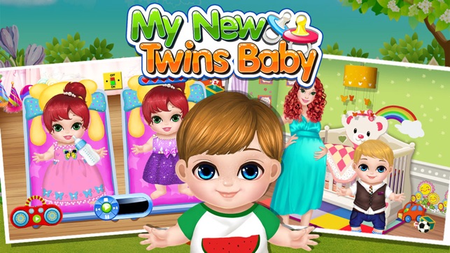 Baby Twins Play House  Free Kids Games!(圖1)-速報App