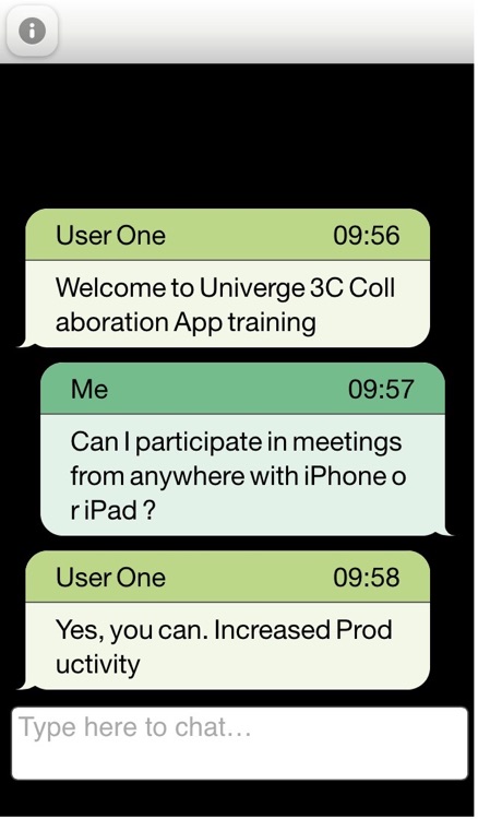 UNIVERGE 3C Collaboration Client screenshot-4