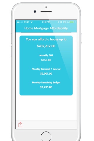 Home Mortgage Affordability Calculator screenshot 2