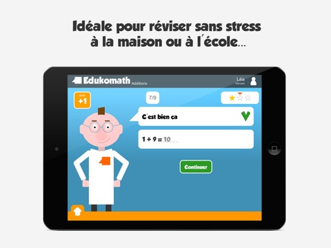 Edukomath : Apprendre et réviser les tables d'addition screenshot 2