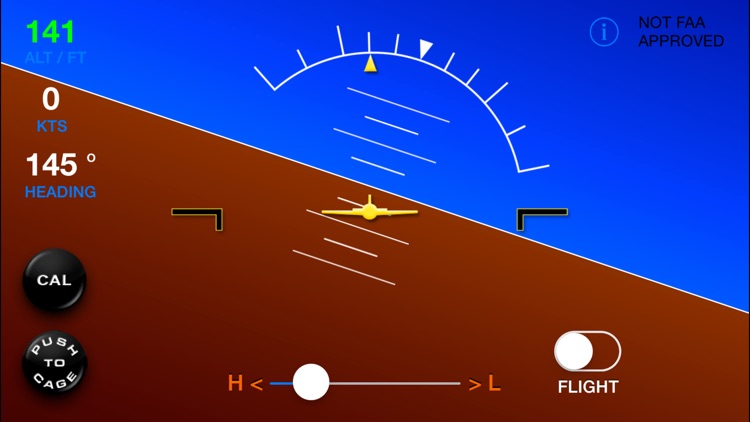 Airplane Gyroscope Attitude Indicator