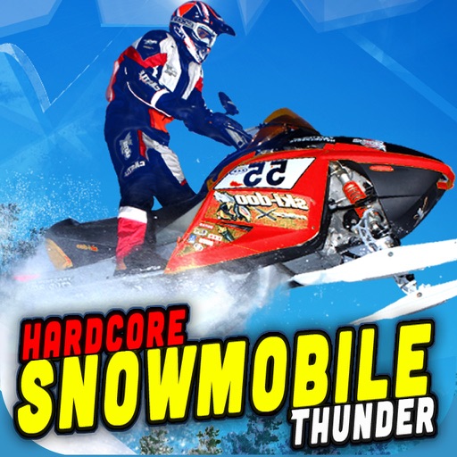 Hardcore SnowMobile Thunder ( 3D Snow Mobile Simulator with Challenging missions) Icon