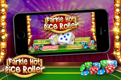 Farkle Hot Dice Roller - Deluxe 10,000 Active Casino Game (Free) screenshot 2