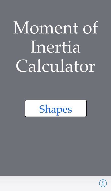 Moment of Inertia Calculator