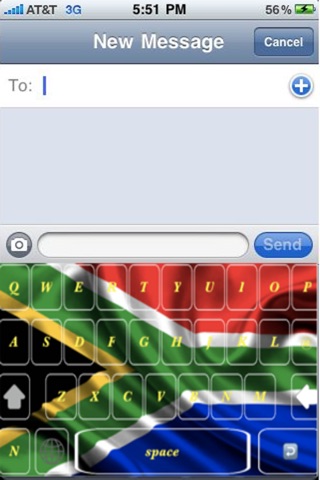 A Cool Custom Keyboard: Africa Flags and Photo Backgrounds screenshot 3