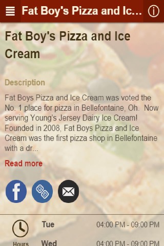 Fat Boy's Pizza and Ice Cream screenshot 2