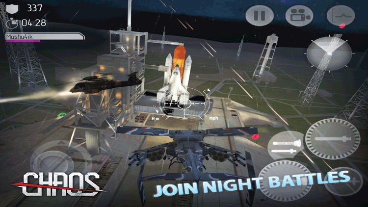 CHAOS Combat Copters -‐ #1 Multiplayer Helicopter Simulator 3D screenshot-4