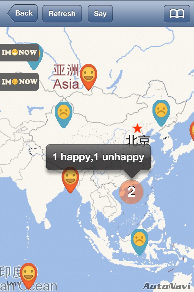 Happiness Map screenshot 2