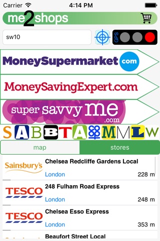 me 2 shops: UK supermarkets screenshot 2