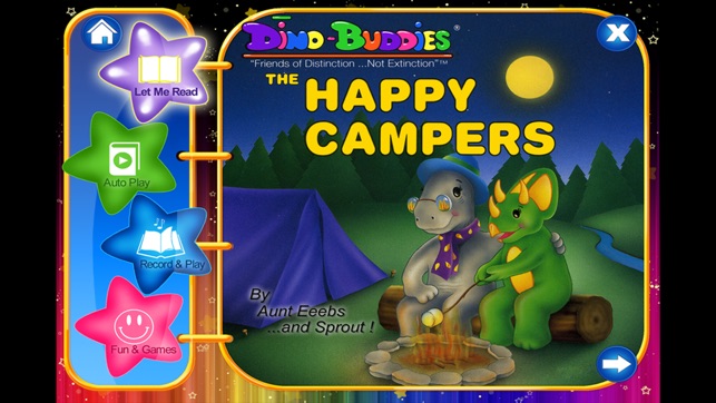 Dino-Buddies – The Happy Campers Interactive eBook App (Engl(圖1)-速報App