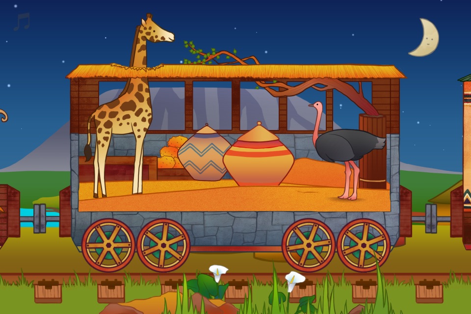 Safari Train for Toddlers screenshot 2