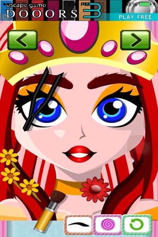 Ace Princess Eyebrow Plucking Salon - Beauty Spa Games for Girls Free screenshot 4