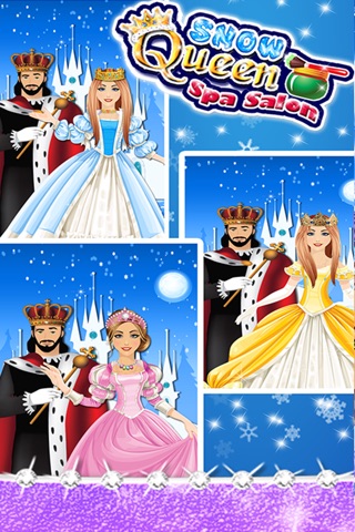 Snow queen spa salon – Princess wedding makeup and stylish dress game screenshot 4