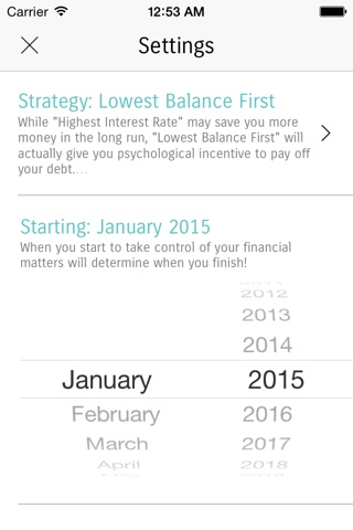 Debt Plan screenshot 3