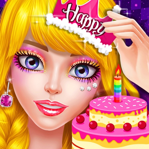 Birthday Girl Salon - Sweet 16 Party Icon