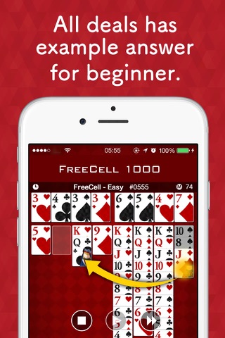 FreeCell 1000 screenshot 4