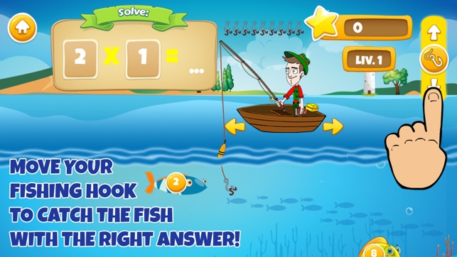 Fisherman Math: Number operation learn for kids - Macaw Moon(圖4)-速報App