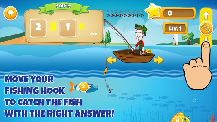 Fisherman Math: Number operation learn for kids - Macaw Moon screenshot-3