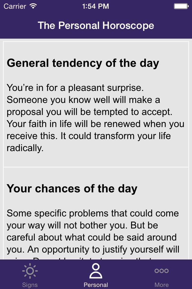 The Free Horoscope screenshot 3