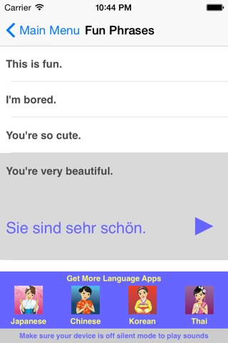 Speak German Travel Phrasebook screenshot 4