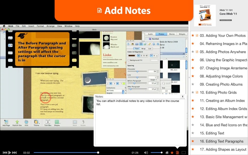 Course For iWeb 101 thumbnail 4