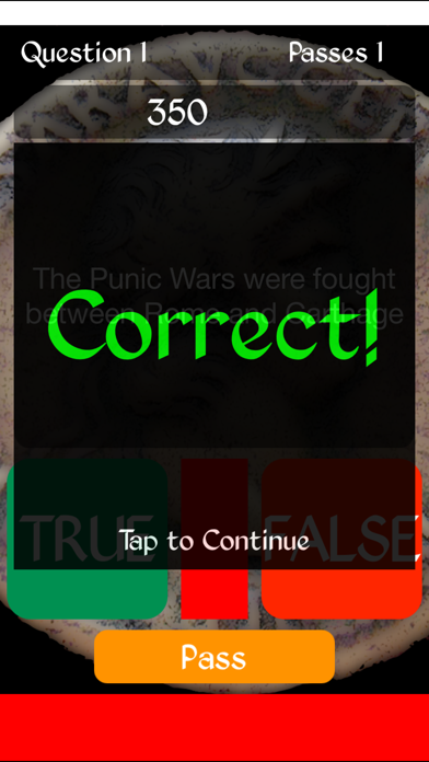 How to cancel & delete True or False - The Roman Empire from iphone & ipad 3