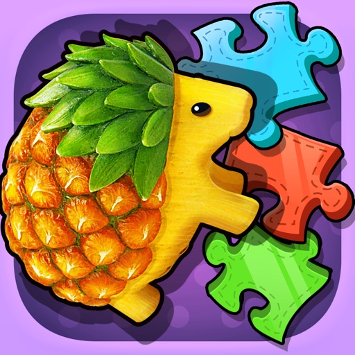 Toddlers Learning Game: Incredible Fruits Jigsaw Puzzle Kids Game iOS App