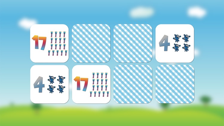 Numbers game 1 to 20 flashcards