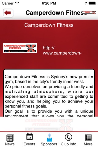 Camperdown Fitness screenshot 4