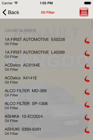 Запчасти Renaul Kangoo screenshot 4