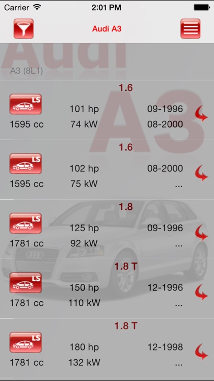 AutoParts Audi A3