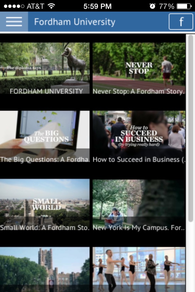 Fordham University screenshot 4