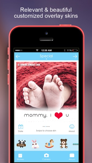 InstaB For Baby - Beautiful way to share baby’s milestones, (圖2)-速報App