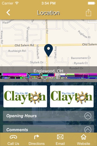 City of Clayton Ohio screenshot 2
