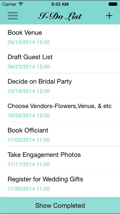 Bridal Guide Wedding Planner