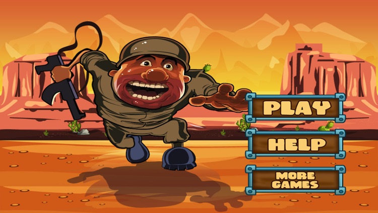 Army Soldier War Hero Run FREE - The Blood Brothers Desert Defense Game screenshot-3