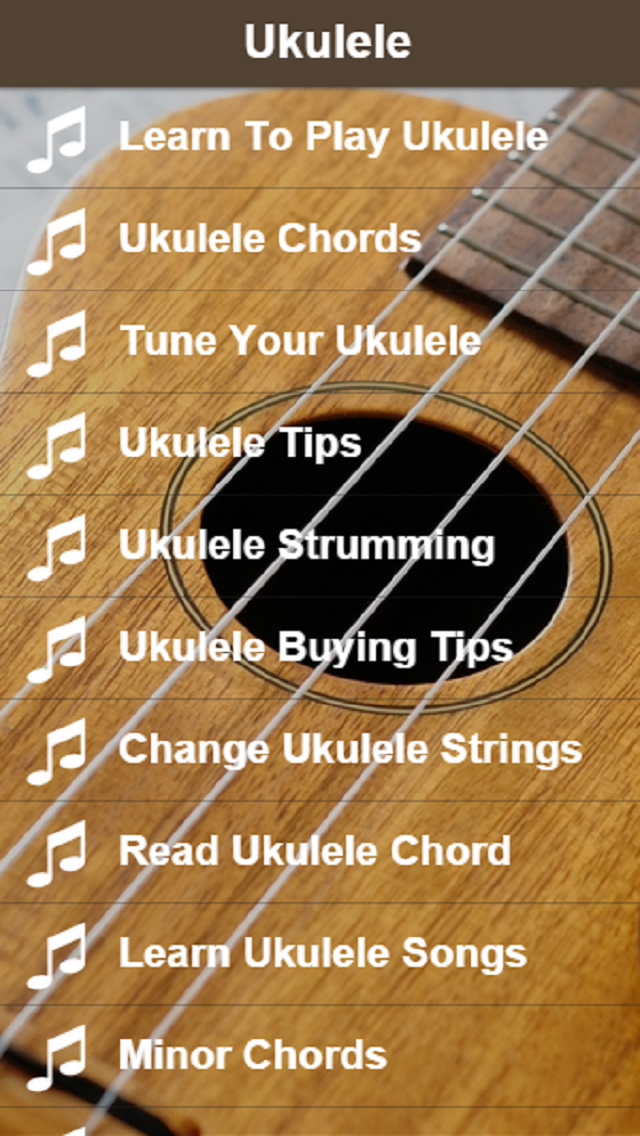 How to cancel & delete How To Play Ukulele - Learn To Play Ukulele Songs, Chords, Tuning Information and Other Ukulele Tips from iphone & ipad 1