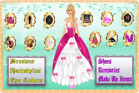 Princess Anna Dress Up Make Up screenshot 4