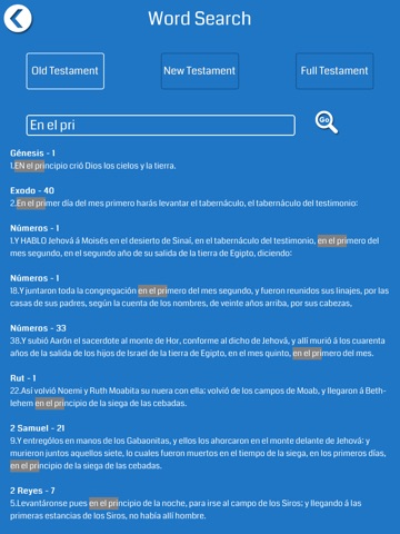 Spanish Bible for iPad screenshot 2